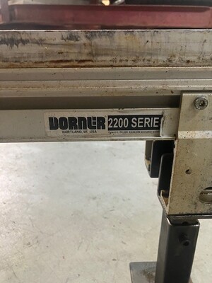 Dorner 2200 Series Electric Conveyor 7' x 4" wide Model 22M6BWD