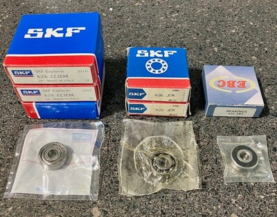 626 2ZJEM SKF Deep Groove Ball Bearing 6x19x6 mm Double Shielde