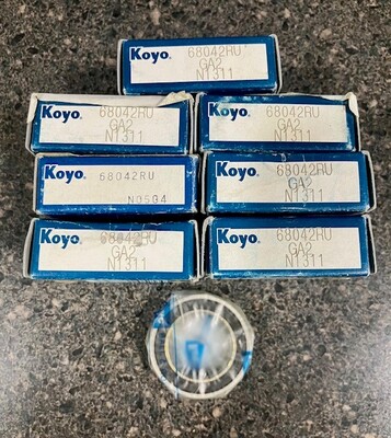 Koyo 6804 2RU sealed ball bearing, made in Japan. 68042RU