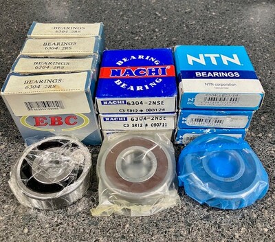 6304-2RS High Quality Two Side Rubber Seal Bearing 20x52x15 630