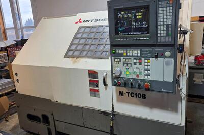 Mitsubishi M-TC10B CNC Lathe – 10" Chuck – Meldas Control – Run