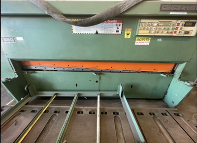 Cincinnati 10' x 1/4" Shear