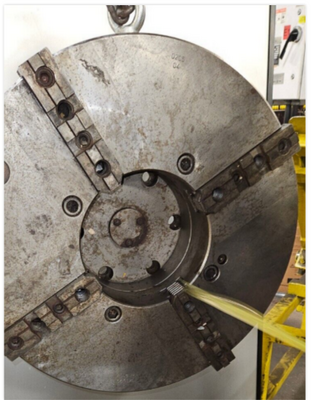 Okuma CNC 19.5" 4 Jaw Manual Lathe Chuck #3705-20