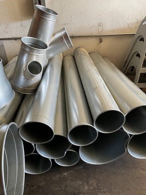 Galvanized STEEL Paint Shop Duct Tube